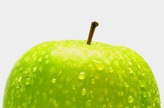 Apple closeup